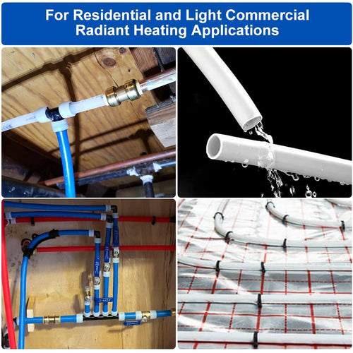 3/4" 100ft PEX-A Pipe (White & Cutter) Plumbingsell