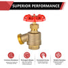 3/4" FIP x 3/4" MHT Bent Nose Garden Valve