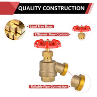 3/4" FIP x 3/4" MHT Bent Nose Garden Valve