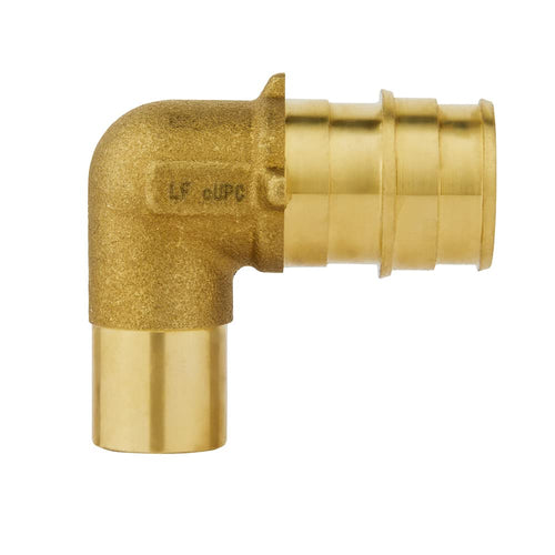PEX A Expansion 3/4" PEX x 1/2" Female Sweat F1960Elbow (Lead Free) Plumbingsell