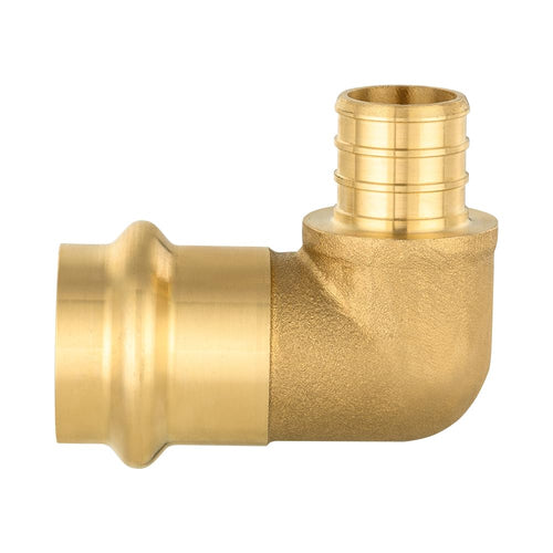 3/4" Press x 3/4" PEX Crimp Brass Elbow (Lead Free) Plumbingsell