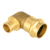 3/4" Press x 3/4" PEX Crimp Brass Elbow (Lead Free) Plumbingsell