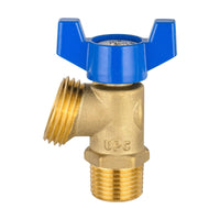 3/4" MIP x 3/4" MHT Boiler Drain Valve,1/4 Turn