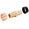 PEX-B Crimp 3/4-Inch Pex x 3/4-Inch PB Transition Brass Pex Coupling (Lead Free)