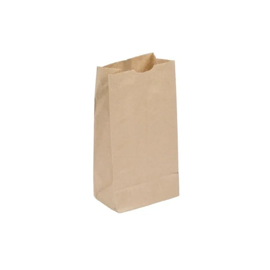Leader Paper Flat Bottom Bag 6 Lbs 6x3.5 x11 In. 2000Ct