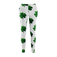 Women's Mid-Rise Shamrock Leggings   St Patricks Day Edition!
