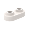 1×2 Rounded Plate w/ Open Stud – Pack of 10 – Brick-Compatible – Choose Color