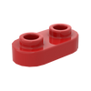 1×2 Rounded Plate w/ Open Stud – Pack of 10 – Brick-Compatible – Choose Color