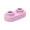 1×2 Rounded Plate w/ Open Stud – Pack of 10 – Brick-Compatible – Choose Color