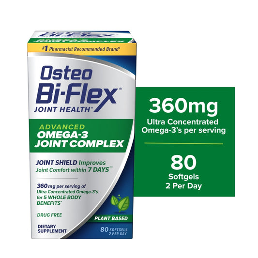 Osteo Bi-Flex Advanced Omega-3 Joint Complex, With Algae Oil, Joint Support Supplement
