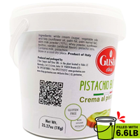Gusto Etna Sicilian Pistachio Cream Spread (35% Pistachio) – 3kg / 6.6 lb Bulk