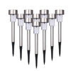 Garden Premium LED Solar Luxury Stainless Steel Lights For Yard Pathway Walkway More Pieces Outdoor