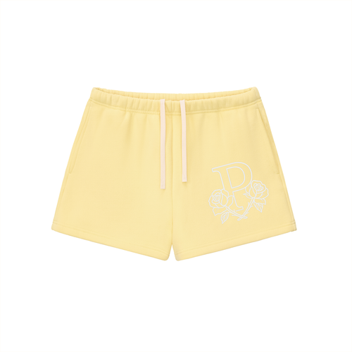 Phantom Rose Fleece Drawstring Sweat shorts