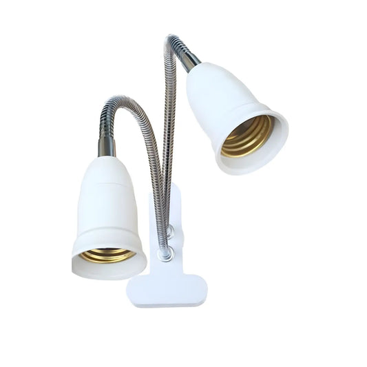 360° Flexible LED Grow Light with E27 Base, Clip-On Gooseneck & Switch