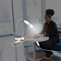 360° Flexible LED Grow Light with E27 Base, Clip-On Gooseneck & Switch