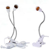 360° Flexible LED Grow Light with E27 Base, Clip-On Gooseneck & Switch