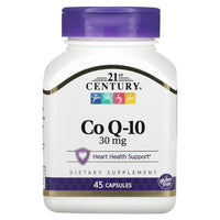 21st Century Co Q-10, 30 Mg, 45 Capsules