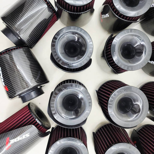 SPDZ1 Carbon Cover High Velocity 3" Inlet Intake Filter