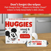 Huggies Snug & Dry Baby Diapers Size 4; Count 76 EasyOptionXY LLC