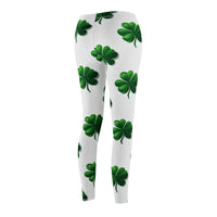 Women's Mid-Rise Shamrock Leggings   St Patricks Day Edition!