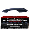 Exterior Door Handle Black Replacement for Dodge Dart (2013-2016) / Jeep Cherokee (2014-2025) OE Part # 1SZ26DX8AH, 1SZ26DX8AC, 1SZ26DX8AG | Front Left Driver Side w/ Keyhole