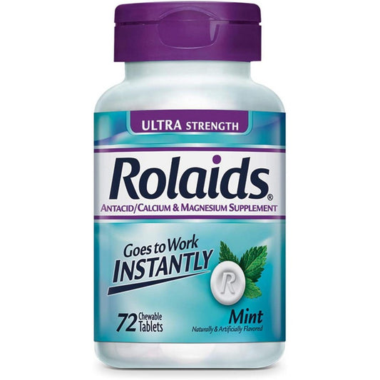 Rolaids Ultra Strength 1200, 72 Chewable Tablets