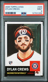 Graded 2025 Topps Living Dylan Crews #845 Rookie RC Baseball Card PSA 9 Mint