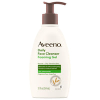 Aveeno Daily Moisturizing Foaming Gel Normal - Oily Sensitive Skin 12 Oz