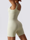 Basic Bae Ribbed Sleeveless Active Romper