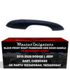 Exterior Door Handle Black Replacement for Dodge Dart (2013-2016) / Jeep Cherokee (2014-2025) OE Part # 1SZ26DX8AH, 1SZ26DX8AC | Front Right Passenger Side w/o Keyhole