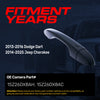 Exterior Door Handle Black Replacement for Dodge Dart (2013-2016) / Jeep Cherokee (2014-2025) OE Part # 1SZ26DX8AH, 1SZ26DX8AC | Front Right Passenger Side w/o Keyhole