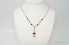 Designer Nicky Butler Moonstone Garnet Sterling Silver Necklace