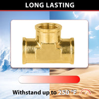 30 Pcs 1/4" Female NPT Tee