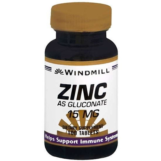 Windmill Zinc As Gluconate 15 Mg