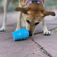Ice Cream Cone Rubber Dog Chew Toy for Power Chewers | USA Made | SodaPup