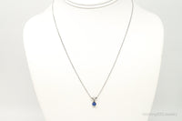 Vintage Star Sapphire Sterling Silver Necklace