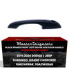 Exterior Door Handle Black Primed Replacement for Dodge Durango (2011-2024) / Jeep Grand Cherokee (2011-2024) OE Part # 1QA21AXRAK, 1QA21AXRAG | Front Left Driver Side