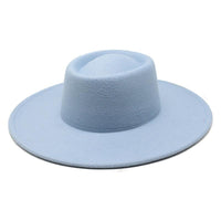 Ella Wide Brim Wool Jazz Hat – Stylish Felt Hat in 16 Colors