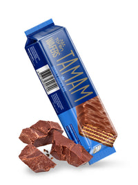Tamam milk chocolate coated wafer with hazelnut cream 38g 24pk