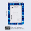 Blue Picture Frame Set of 3 | Classic Collection | Fits 5x7 Photos