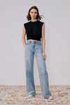 Angeles High Rise Baggy Jeans HJ103
