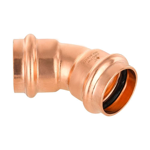 30 Pcs 1" Press Copper 45° Elbow (Lead Free)