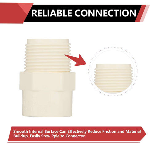 3/4" CTS CPVC Male Adapter (MIPT x Socket)