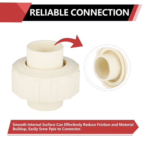 1" CTS CPVC Union (Socket with EPDM O-ring Seal)