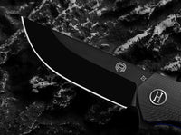 The Pathfinder Folding Pocket Knife Giftset for Men and Women (Black and Blue)