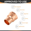 30 Pcs 1/2" C x FNPT Copper Female Adapter at Wholesale Price