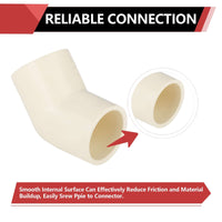 3/4" CPVC CTS 45° Elbow (Socket)