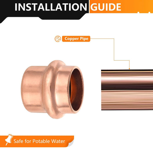 3/4" Press Copper Cap (Lead Free) Plumbingsell