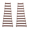 Brown Stretchy Tieless Silicone Elastic Shoelaces | 20 Straps The Original Stretchlace