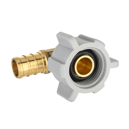 30 Pcs PEX-B Crimp 1/2" PEX X 1/2" Female NPT Swivel Elbow (Lead Free)